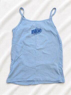 Labatt Blue Pilsener Tank Top XL Koala Made in USA Light Blue